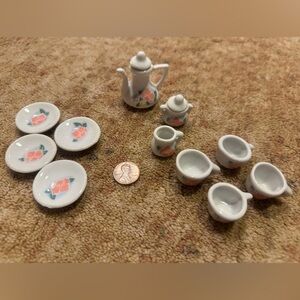 Miniature Ceramic Tea Set